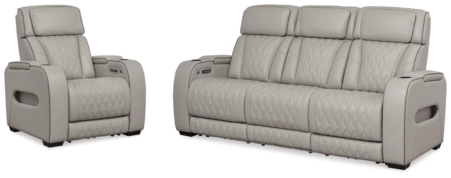 Boyington Power Reclining Sofa and Recliner