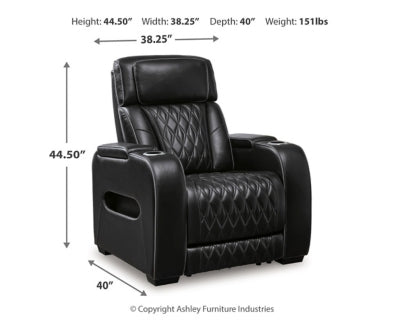 Sillón reclinable eléctrico Boyington