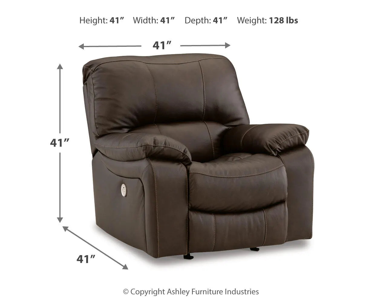 Sillón reclinable eléctrico Leesworth