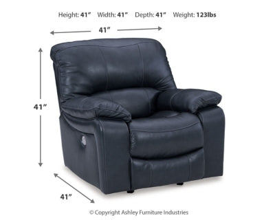 Sillón reclinable eléctrico Leesworth