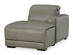 Chaise longue reclinable eléctrica con brazo derecho Correze