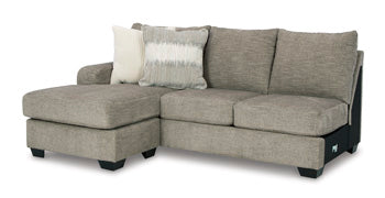 Sofá chaise longue Creswell con brazo izquierdo