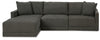 Seccional de 3 piezas con chaise longue Evey
