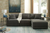 Seccional de 3 piezas con chaise longue Evey