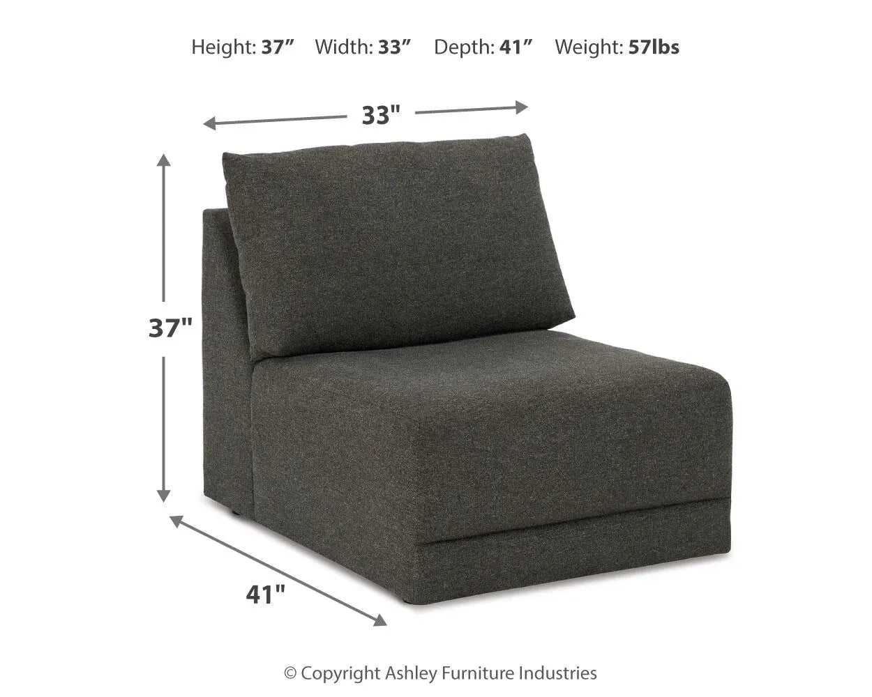 Evey Armless Chair