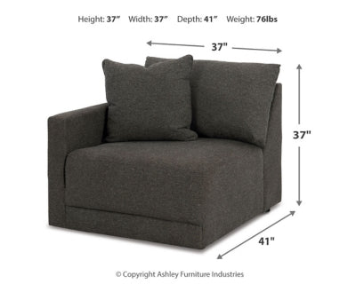 Silla de esquina con brazo izquierdo Evey