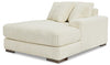 Chaise longue esquinera Lindyn con brazo derecho