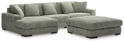 Seccional Lindyn de 3 piezas con otomana