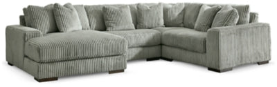 Seccional Lindyn de 4 piezas con chaise longue