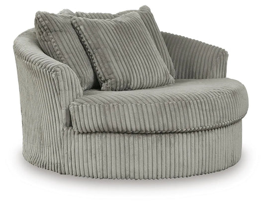 Lindyn Oversized Swivel Accent Chair