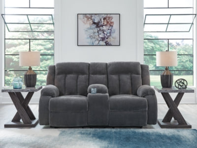 Greely Bend Power Reclining Loveseat with Console