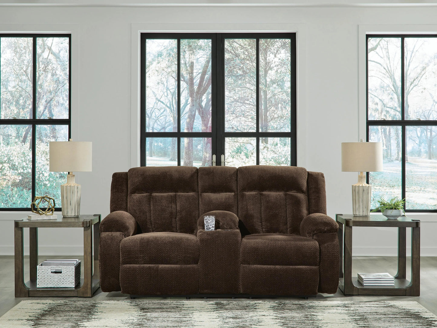 Greely Bend Power Reclining Loveseat with Console