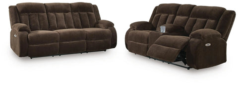 Greely Bend Power Reclining Sofa and Loveseat