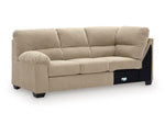 SimpleJoy Left-Arm Facing Sofa with Corner Wedge