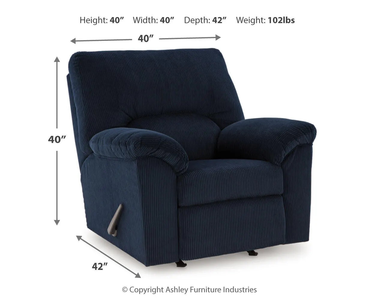 SimpleJoy Rocker Recliner