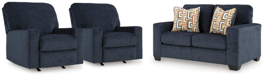 Aviemore Loveseat and 2 Recliners