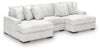 Stupendous 3-Piece Sectional with Double Chaise