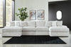 Estupendo seccional de 4 piezas con chaise longue doble