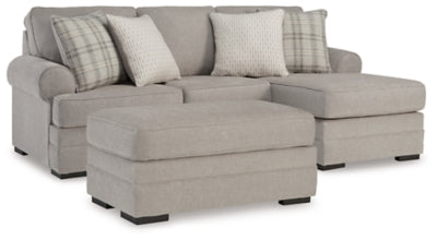 Sofá chaise longue y otomana Arbhor Knoll