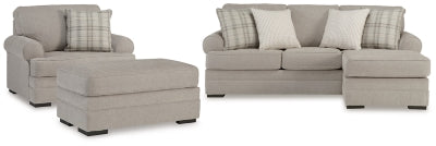 Sofá chaise longue, sillón extragrande y otomana Arbhor Knoll