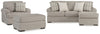 Sofá chaise longue, sillón extragrande y otomana Arbhor Knoll