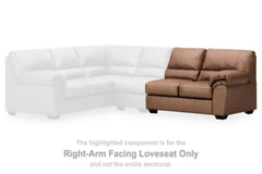 Loveseat Whitlock con brazo derecho