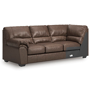 Sofá Whitlock con brazo izquierdo y cuña esquinera