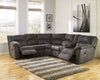 Loveseat reclinable con brazo izquierdo Tambo