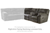 Loveseat reclinable con brazo derecho Tambo