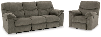 Sofá reclinable y sillón reclinable Alphons