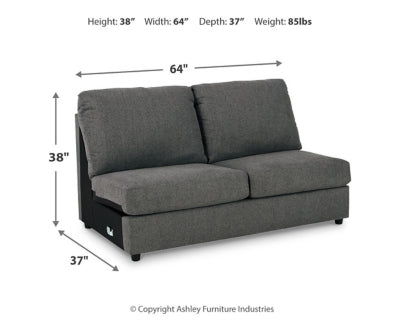 Loveseat sin brazos Edenfield