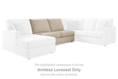 Loveseat sin brazos Edenfield