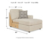 Chaise longue esquinera con brazo derecho Edenfield