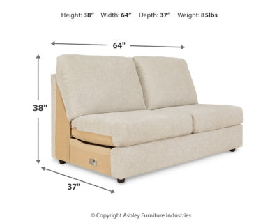 Loveseat sin brazos Edenfield