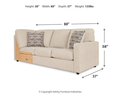 Edenfield Right-Arm Facing Sofa with Corner Wedge