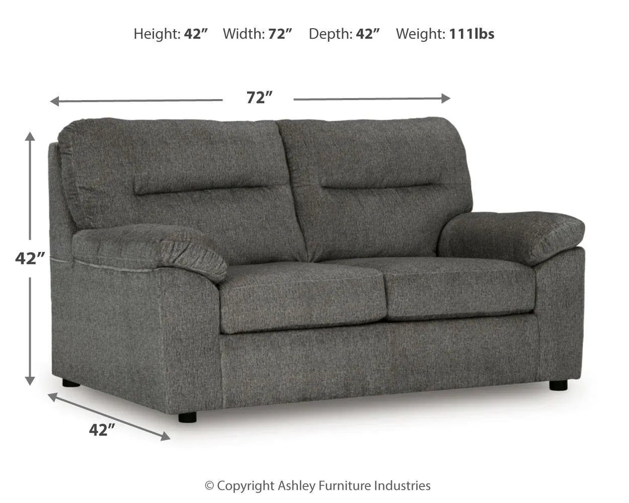 Bindura Loveseat