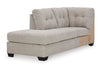 Chaise longue esquinera con brazo izquierdo Mahoney