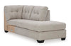 Chaise longue esquinera con brazo derecho Mahoney
