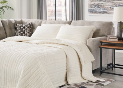 Seccional cama Mahoney de 2 piezas con chaise longue