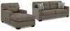 Sofá y chaise longue Mahoney