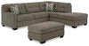 Mahoney 2-Piece Sleeper Sectional and Ottoman