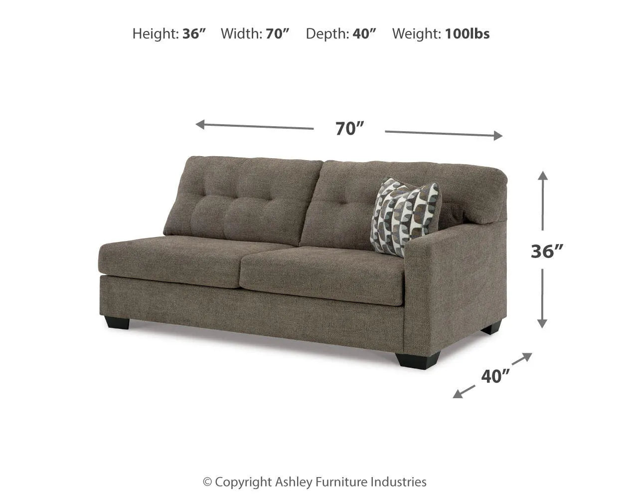 Mahoney Right-Arm Facing Sofa