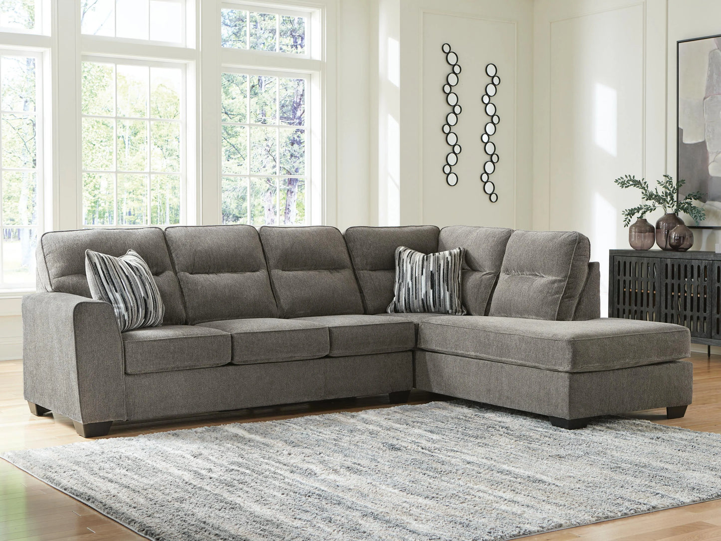 Seccional de 2 piezas con chaise longue Olten
