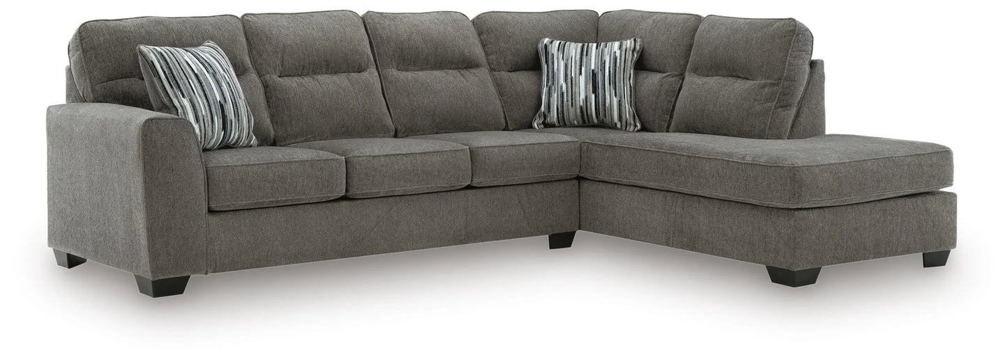 Seccional de 2 piezas con chaise longue Olten