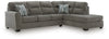 Seccional de 2 piezas con chaise longue Olten