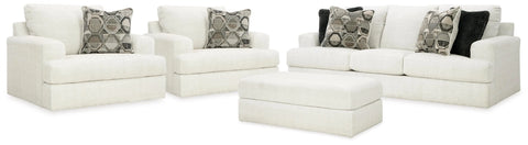 Karinne Sofa, 2 Chairs and Ottoman