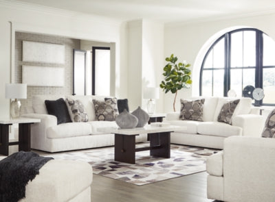Sofá, loveseat, sillón extragrande y otomana Karinne