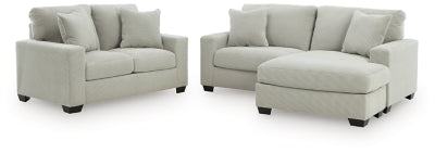 Sofá chaise longue y loveseat Amesley