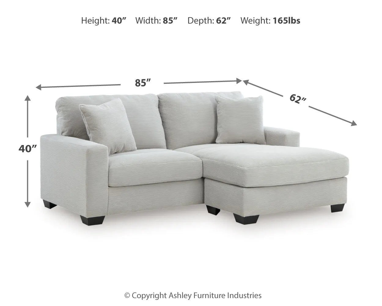 Amesley Sofa Chaise