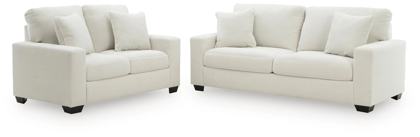Amesley Sofa and Loveseat